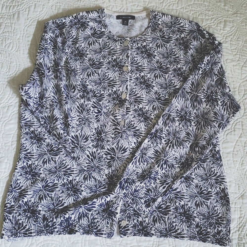 Lands End cardigan